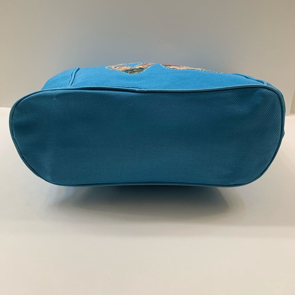 LOVE Tote Bag - Large - Aqua Blue - NWT - Picture 6 of 8